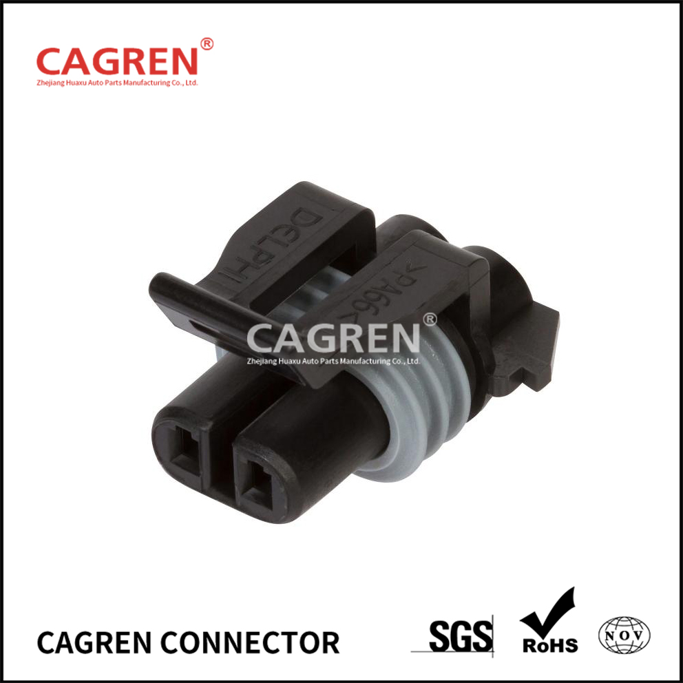 12052641 - Delphi Metri-Pack 150 2 Way Black Sealed Female Connector