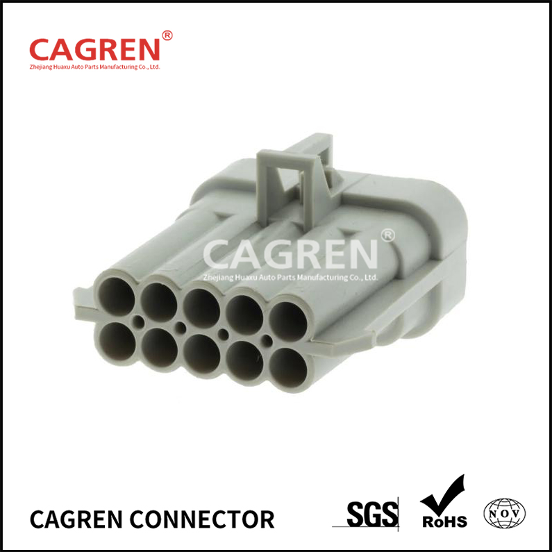 12052189 - Delphi Metri-Pack 150 10 Way Gray Sealed Male Connector