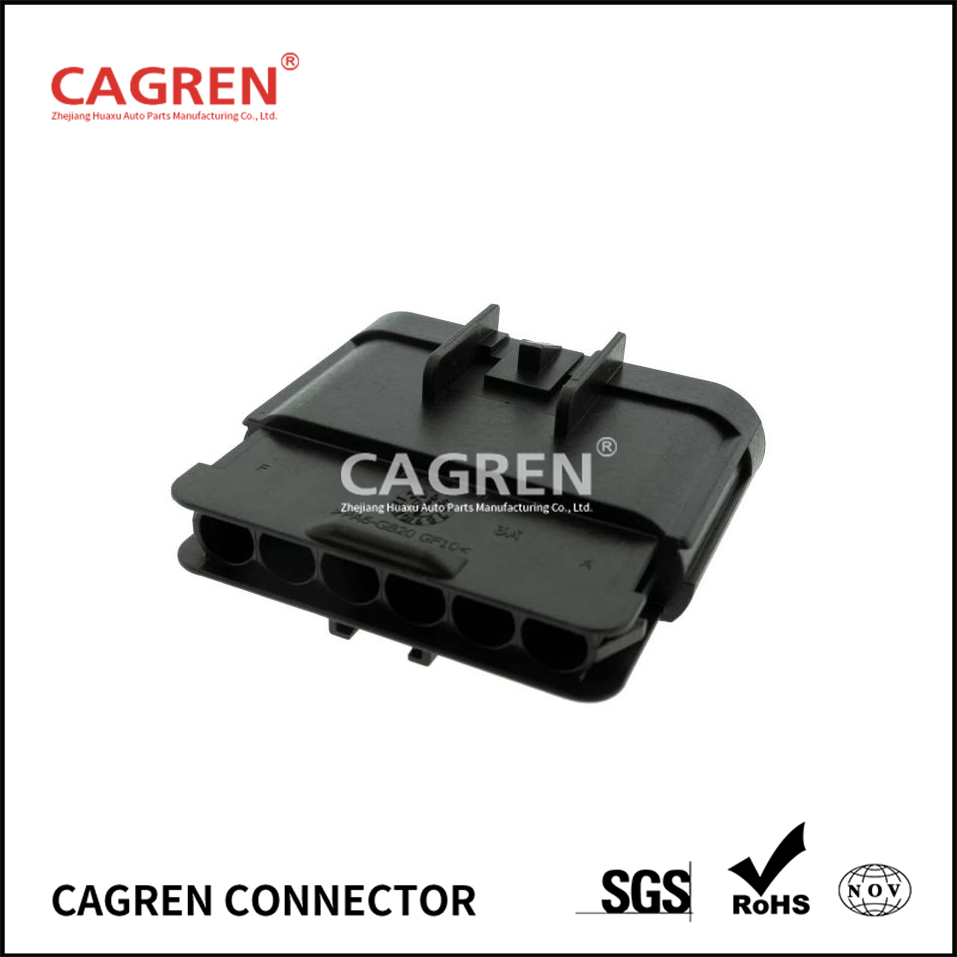 15326640 - Delphi GT 280 6 Way Black Male Connector