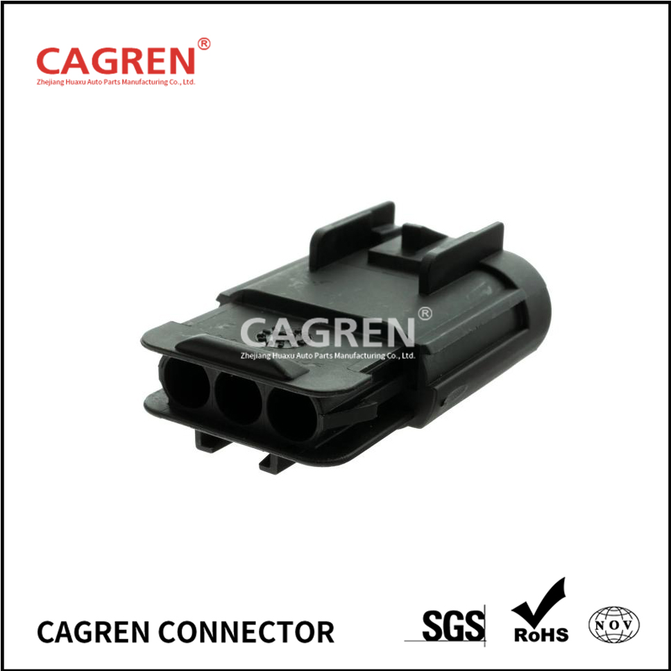 13521457 (15326623) - Delphi GT 280 3 Way Sealed Male Connector