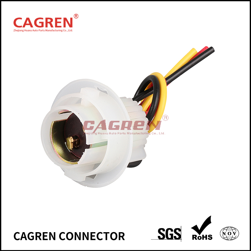 BAY15D Light bulb holder, double wire, universal type