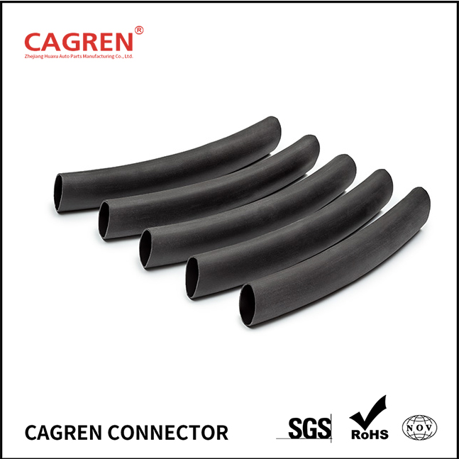 Heat shrink tubing 11/2.4 MM with adhesive layer, length 100 MM.