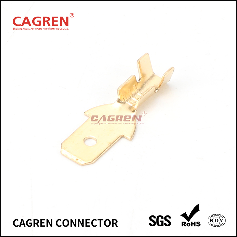 DJ615A-6.3A 6.3mm  Male Terminals short 16-18 AWG without Tin G190
