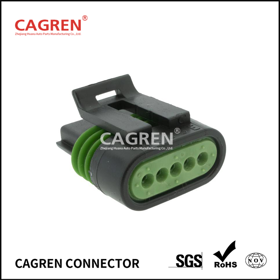 12162825 - Delphi Metri-Pack 150.2 Black 5 Way Sealed Female Connector