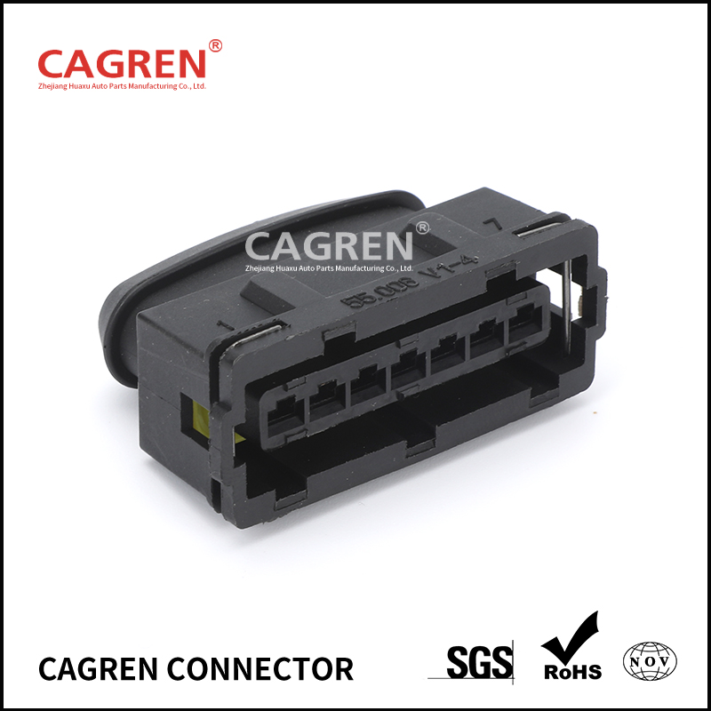 Connector 21083724425 (7PIN) 7-contact switch, suitable for AUDI, SAAB, SEAT, LADA (VAZ), VOLVO, VOLKSWAGEN; EPHH block of LADA (VAZ).