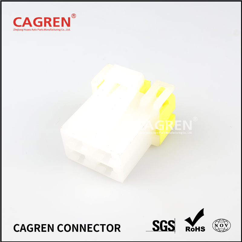 7122-6040 Automotive Electrical Plug 4-Pin Male Female PA66 PBT Nylon Material Sealed Single Wire