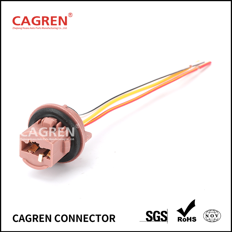 T20 7440 LED brake turn signal light bulb socket harness wire pig tail plug holder Car 7443 7440 7444 led tail light socket