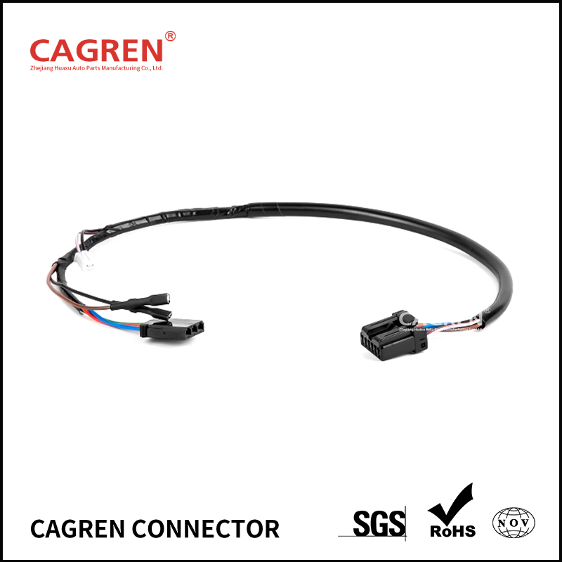 21703724328 Lada (VAZ) PRIORA rearview mirror wiring harness with heating, electric drive and turn signal.