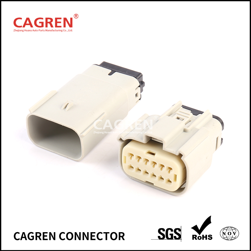 Auto 12pin plug 33472-1202 wiring waterproof cable electrical connector 33482-1202 with terminals