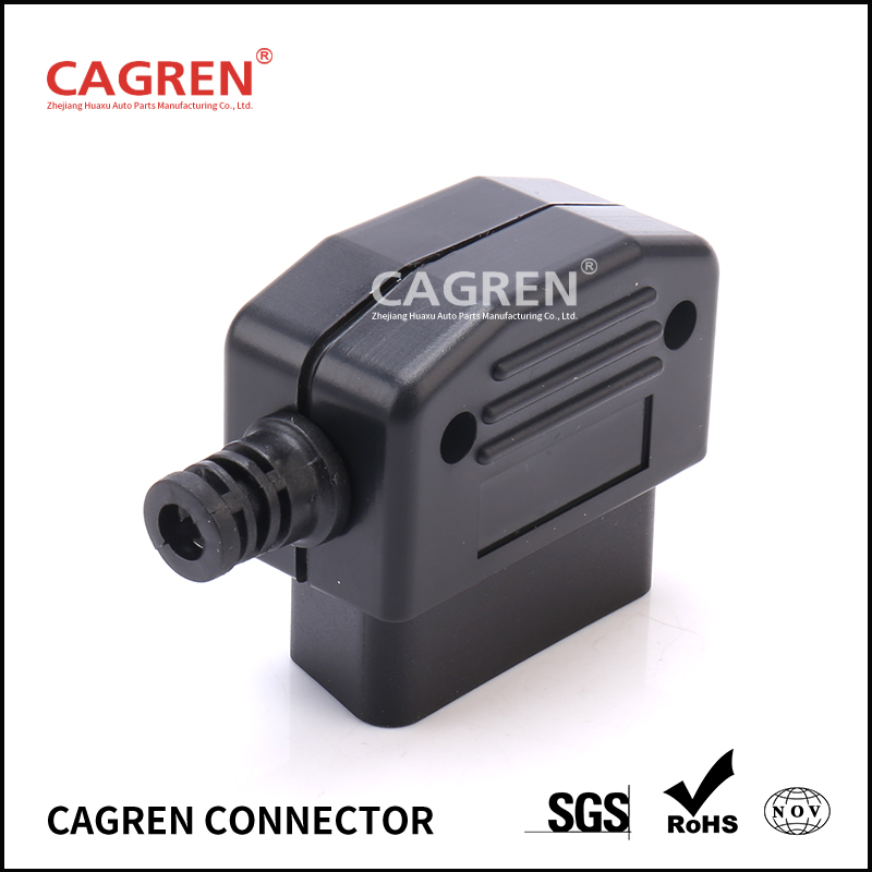 1 Set 16 Pin Automotive OBD2 OBDII Connector Auto OBD Test Diagnostic Plug