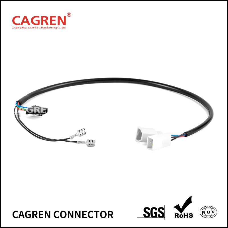 2123372432860 Wiring harness for rearview mirror with heating and electric drive, with pin connector, for LADA (VAZ) Chevrolet NIVA 2123.