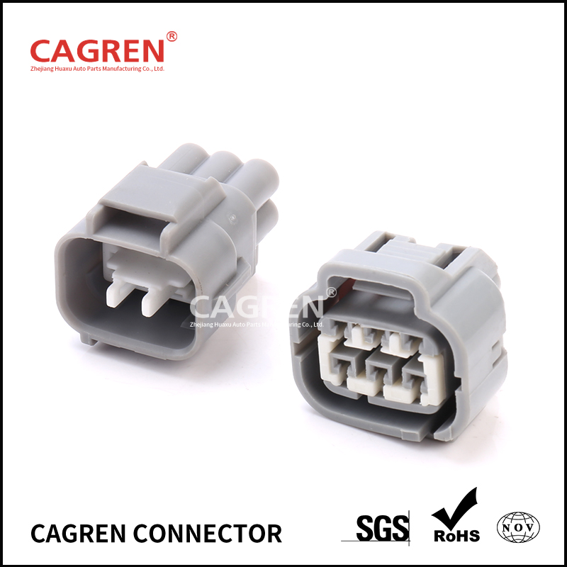 1 Set 6 Pin 90980-10988 7282-7064-40 7283-7064-40 Car Headlight Wire Plug Cable Harness Waterproof Socket