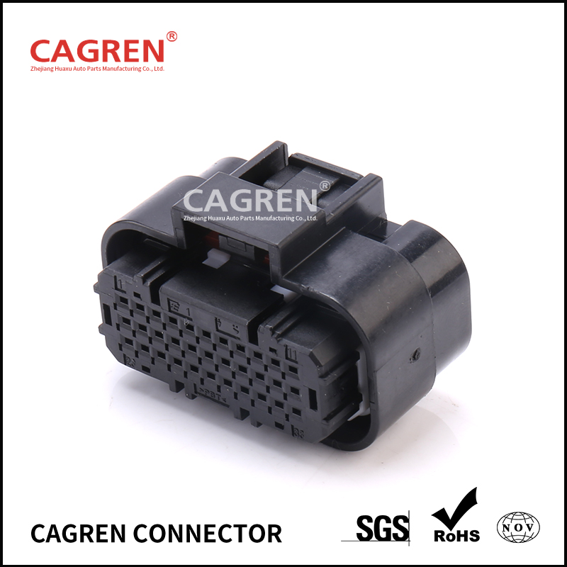 1554461-1 1554458-2 auto wire cable female male connector terminal 33 pin automotive waterproof plug