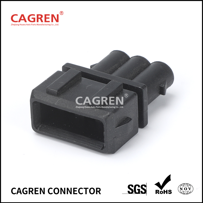 3 Pin Way Automotive Waterproof Socket Plastic Housing Wiring Harness Electric Cable Connector Plug 357972763 For VW