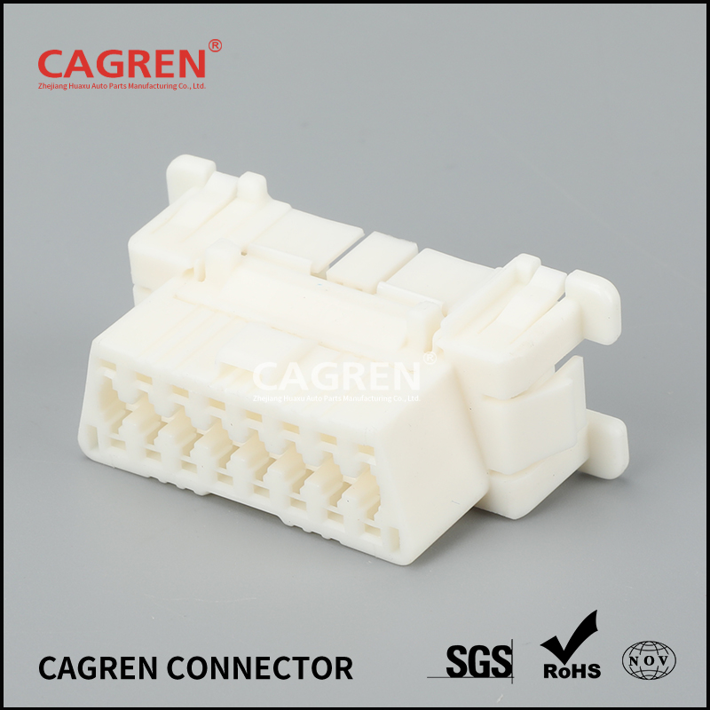 automotive 16 pin auto OBD connector waterproof wire harness connector with terminals 179631-1