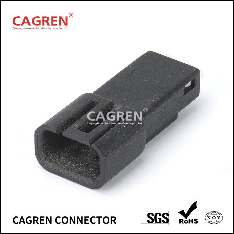12047782 Automotive Connector 3 Pin Black Metri-Pack 150 Unsealed Male Connector For Ford