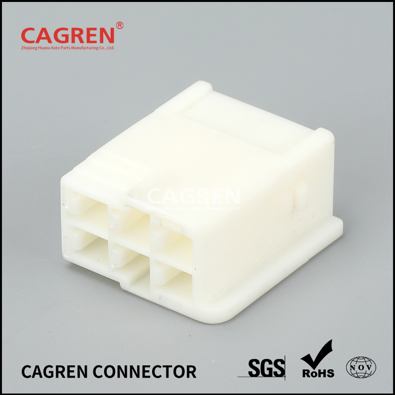 6 pin female electrical automotive motorcycle wire harness connector 6240-5118