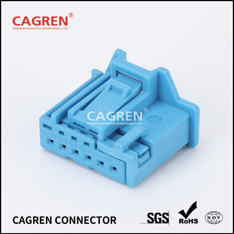 1-969489-4,1-969490-4,6Q0972706 TE 6 pin connector automotive connector VW Rear view mirror