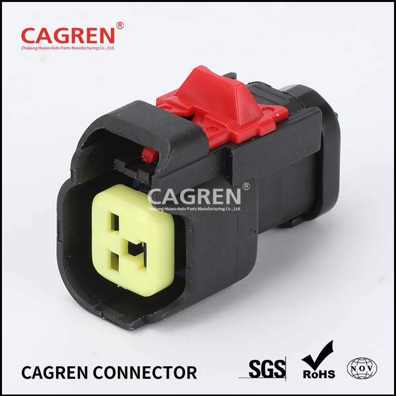 2 Pin EV6 Female Fuel Injector Cable Plug Electrical Waterproof Auto Connector Boschs DJ7023CB-1.5-21
