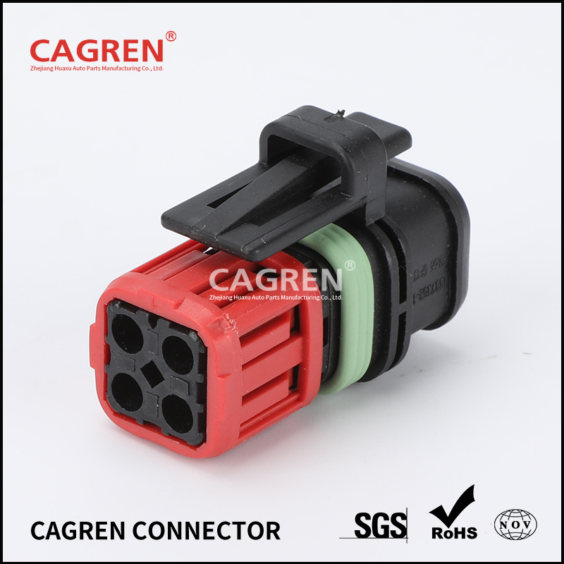 4 Pin 1337352-1 Fuel Injector Plug Oxygen Sensor Connector Wiring Socket For Cars Excavator