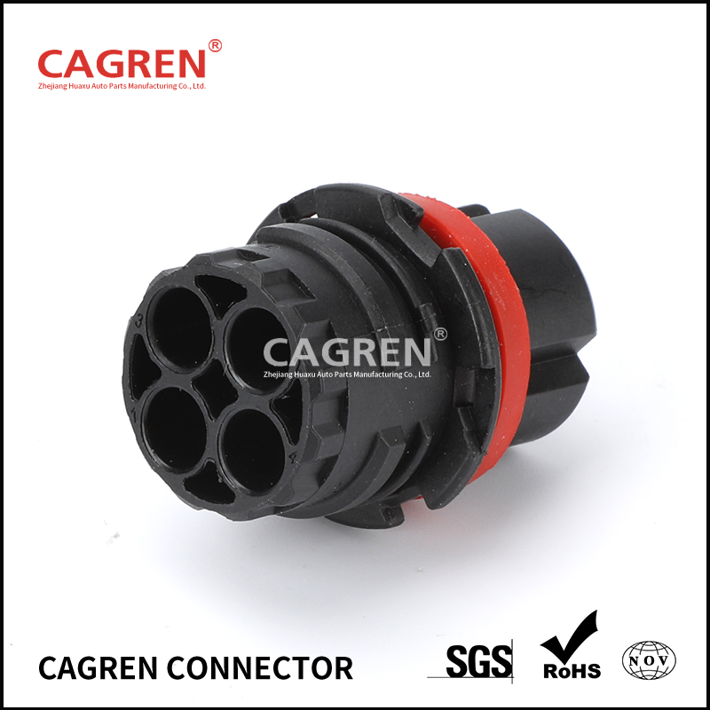 4 pin Car connector 1-967325-1  TE type white connector male and female plug wiring connector