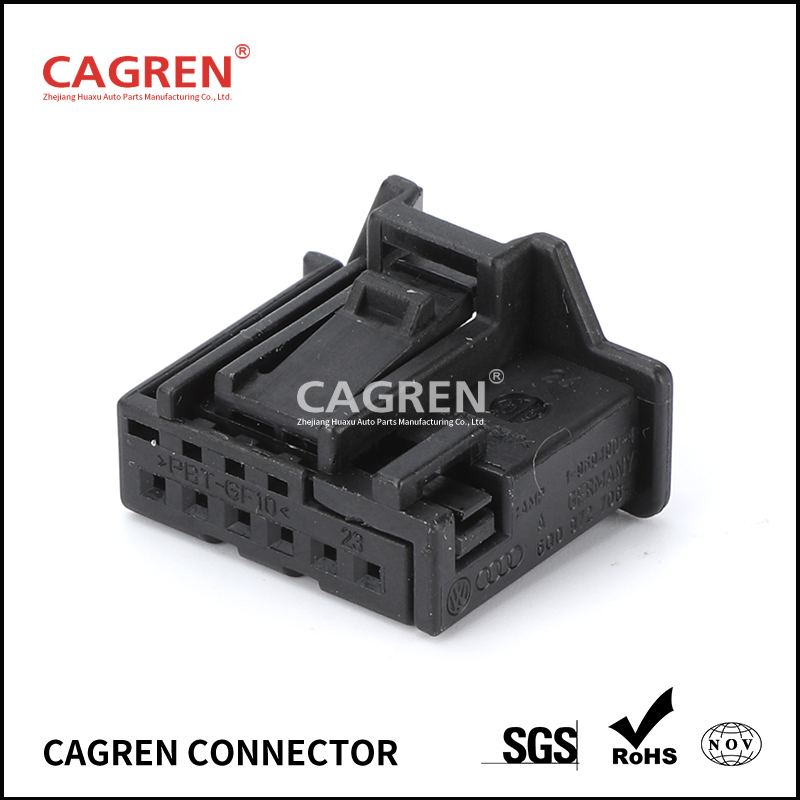 6 Pin Sunroof ReadingLight Plug Rearview Mirror Switch Socket Auto Connector For VW Audi 1-969490-4 6Q0972716
