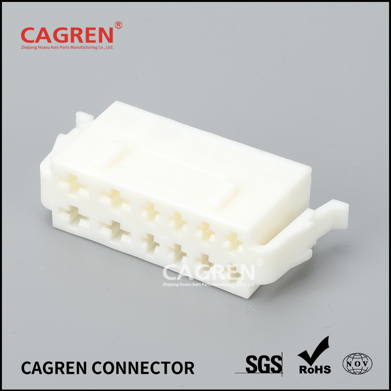 Connector 11183724500 (12PIN), connect LADA (VAZ) lighting control module (unit); to GAZ central light switch