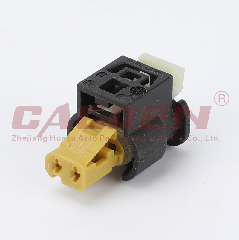 2 Pin Auto Waterproof Black Female Impact Sensor Connector 805-120-527